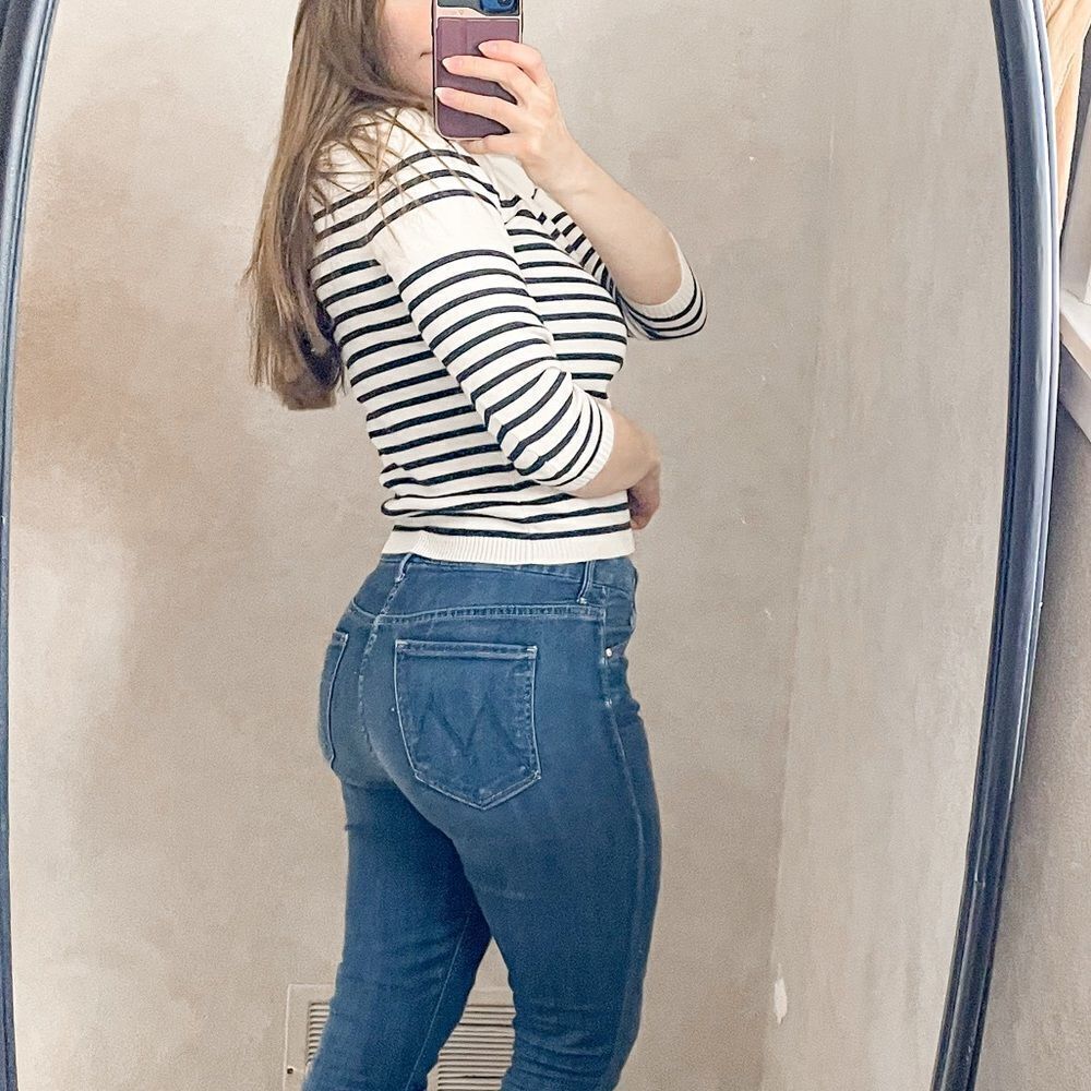 La Ligne Striped Turtleneck Sweater S - Picture 7 of 9